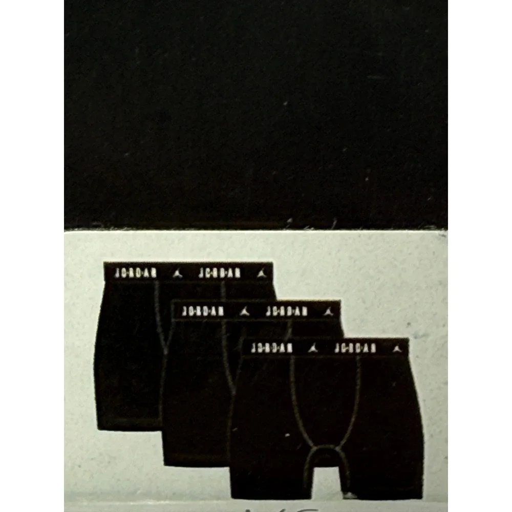 Jordan Flight Cotton Stretch Boxer Briefs 3-Pack Black Mens JM0623-023 L